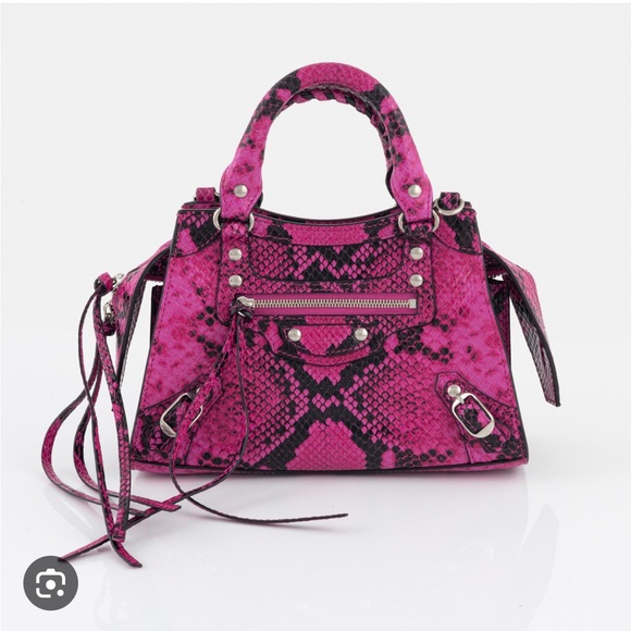 Balenciaga mini neo classic city bag in python - Picture 1 of 5